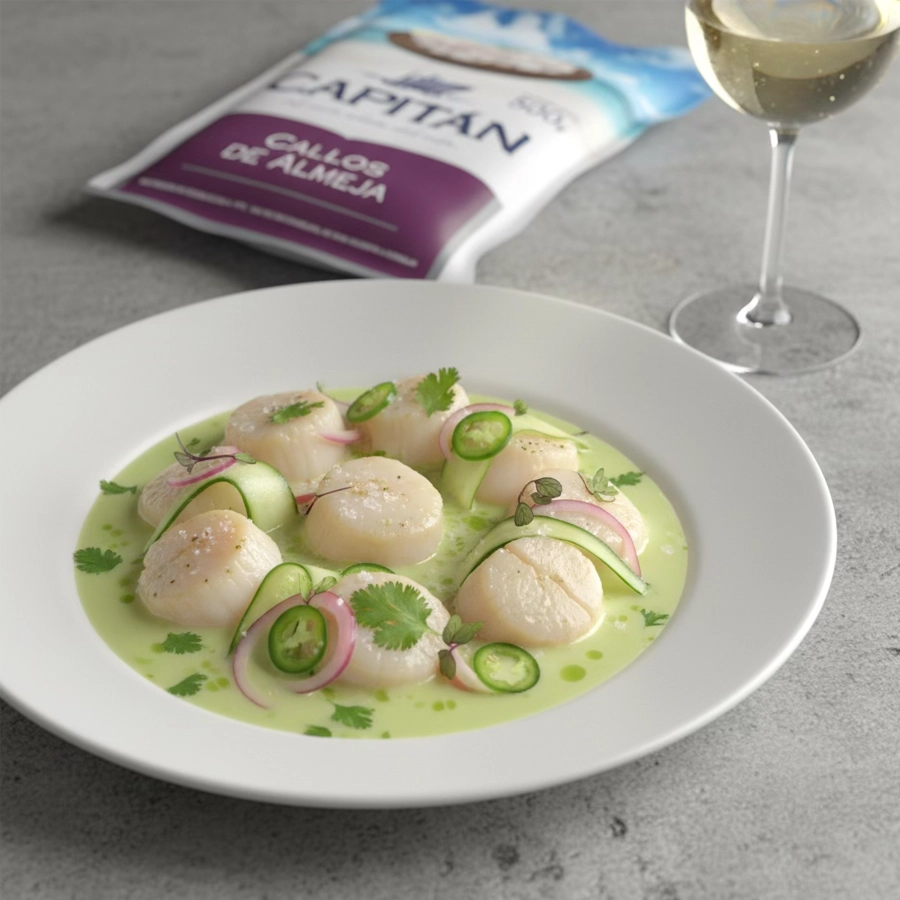 ceviche con pepino, jitomate y aguacate