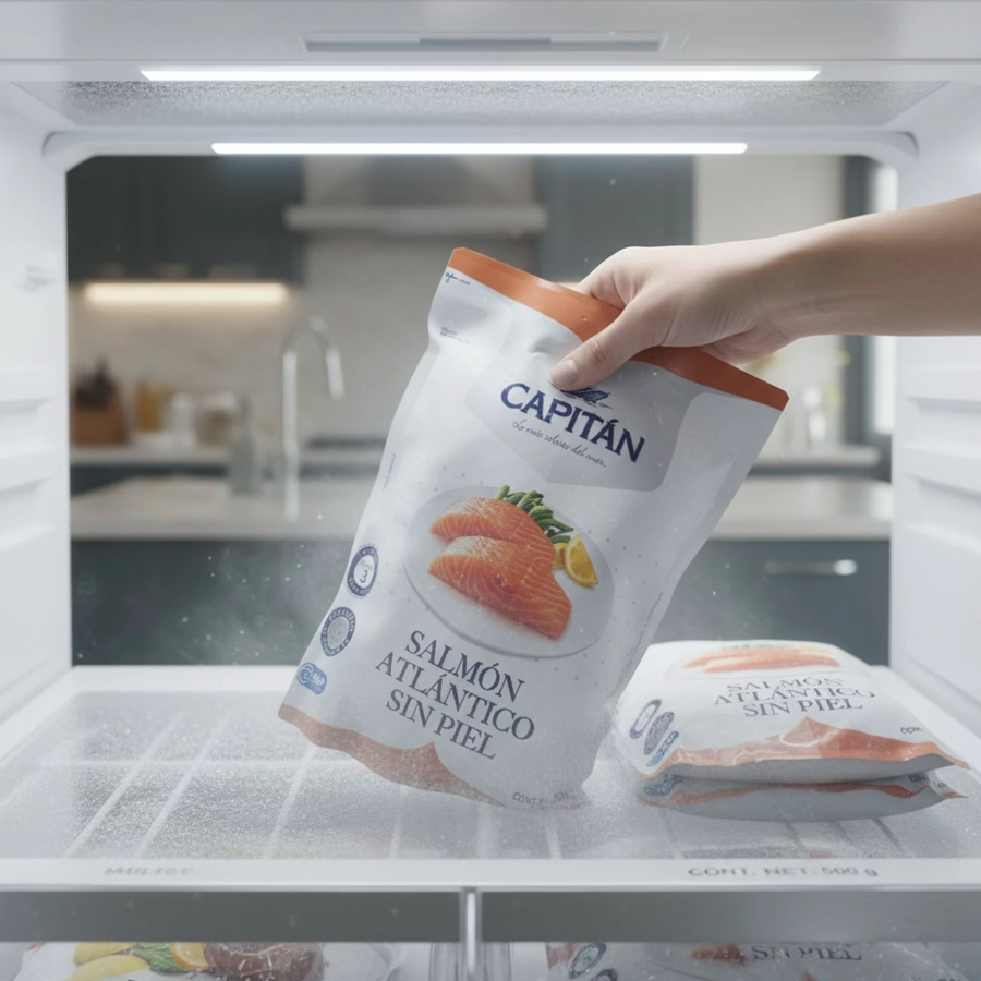 Empaque Salmón Atlántico sin piel Capitán 500 g