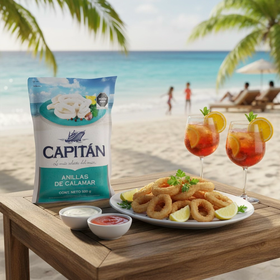 calamares crujientes con alioli de limón